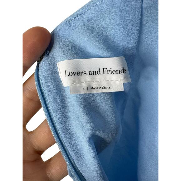 Lovers and Friends Gisele Gown Maxi Halter Formal Elegant Wedding Party Gala S - Picture 8 of 10